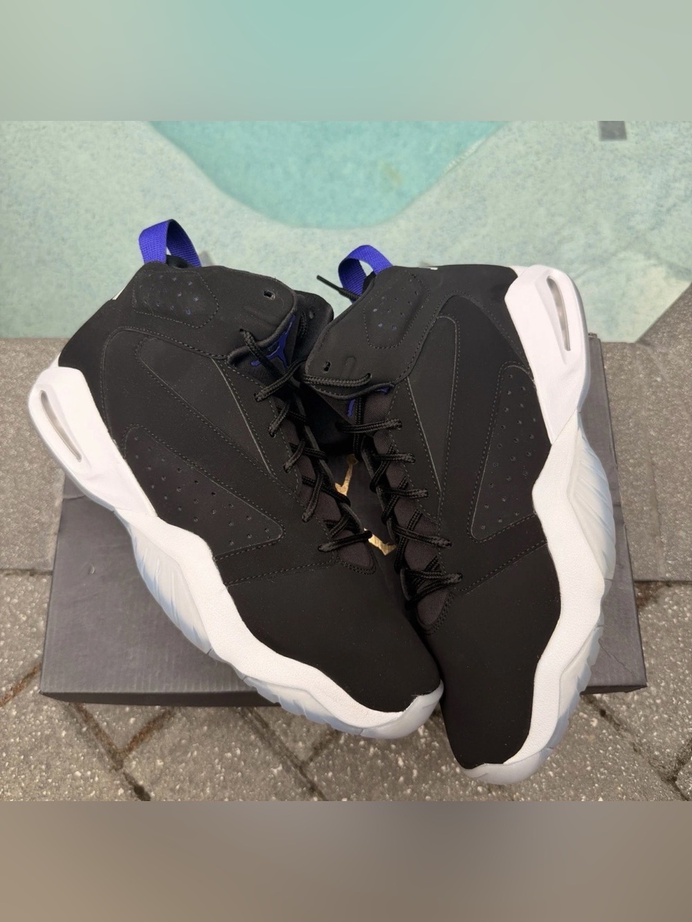 SIZE 10.5 NIKE AIR JORDAN LIFT OFF BLACK CONCORD SNEAKERS AR4430-040